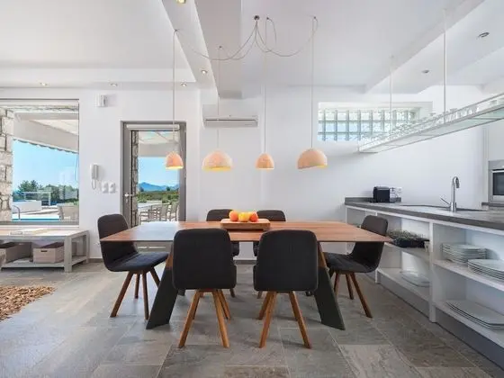 Beautiful new Luxury Villa Near the Coast, Nice Pool, Beautiful sea View, Rhodes - Yerinde Yemek
