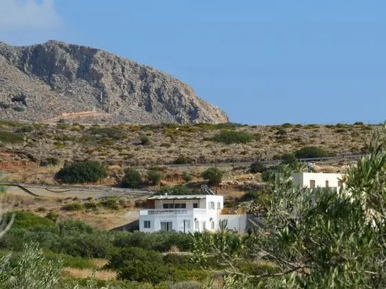 Beautiful Spacious Villa, Large Plot, 600m of Sandy Beach, Near Makry Gialos, SE - Dış Mekan