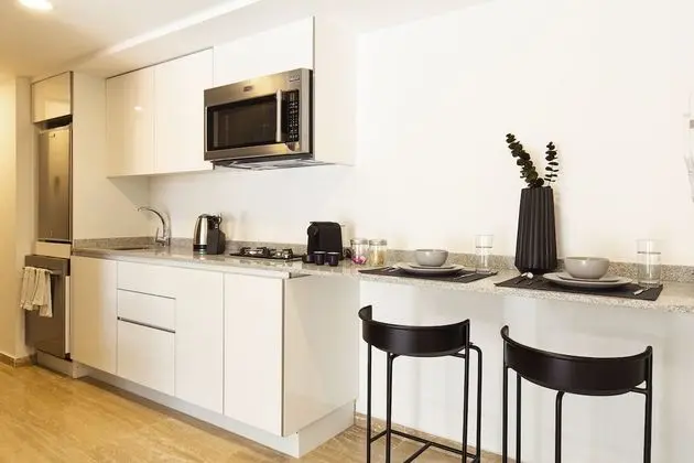 Beautiful Studio W/balcony Near La Condesa - Mutfak