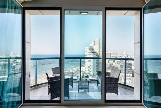 Beautiful w Balcony & Panoramic Sea View - Dış Mekan