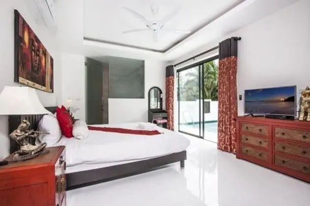 Bedroom Villa SDV260 - Walk to Beach 11-By Samui Dream Villas - Oda