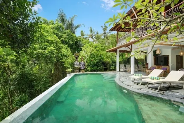 Villa Beji Mawang Ubud by Pramana Villas - CHSE Certified - Havuz