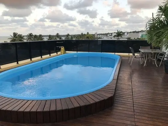 Bela Hospedagem - Lindo flat frente mar - Havuz