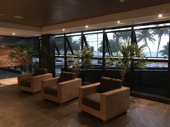 Bela Hospedagem - Lindo flat frente mar - Lobi