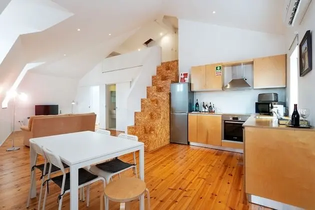 Bemyguest - Loft Guest House Jardim das Mães Charming - Mutfak