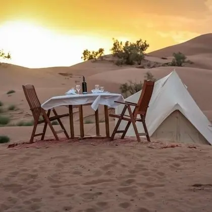 Bivouac les Hommes Bleus exclusive camp - Kahvaltı