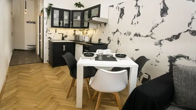 Black & White Apartment by Wenceslas Sq. - Oda