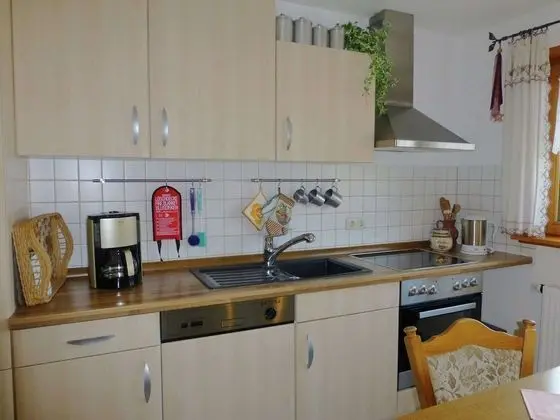 Blissful Apartment in Altenau With Patio - Mutfak