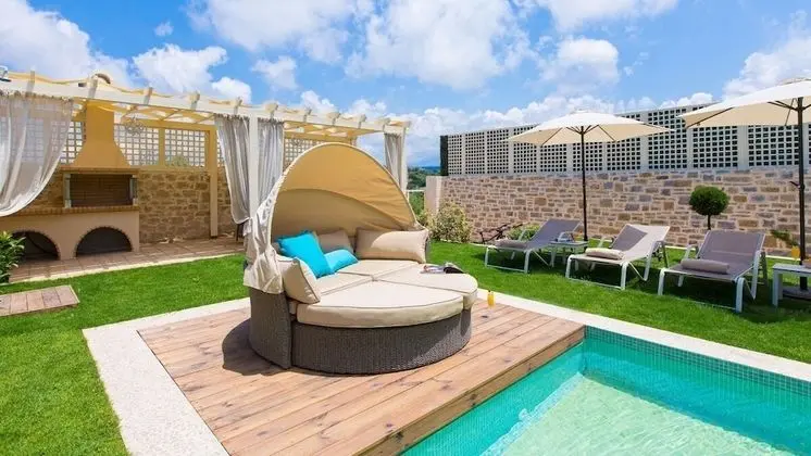 Blue Mare Villa in Rethimno Crete - Havuz