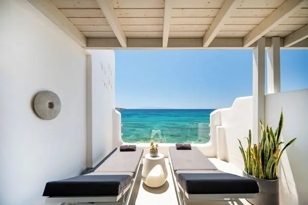Blue Waves Suites & Apartments To Kyma - Dış Mekan