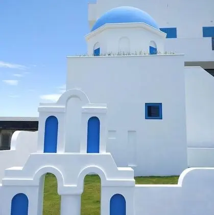 Blue White