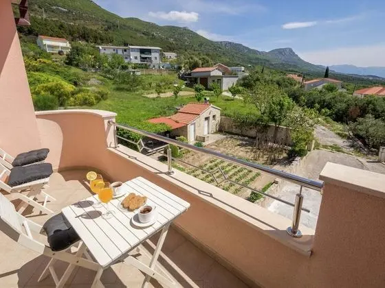 Brand new top Floor Apartment With Balcony and View, in Between Split and Trogir