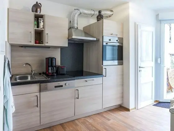 Bright Apartment in Thale With Terrace - Mutfak