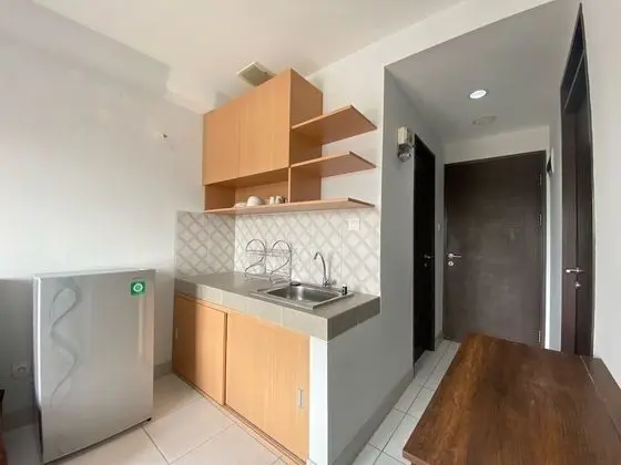 Bright And Relaxing 2Br At Mekarwangi Square Bandung - Mutfak