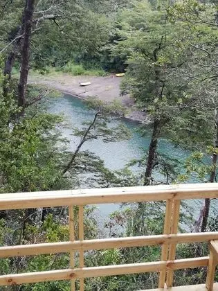 Cabana Rustica 2 Maravillosa,con Troncos Nativos, con Orilla de Rio Trancura - Dış Mekanlar