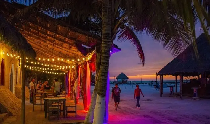 Cabañas Casa Maya Holbox Frente Al Mar - Dış Mekan
