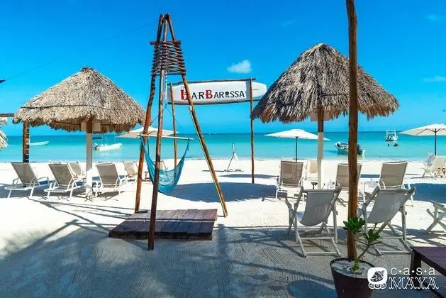 Cabañas Casa Maya Holbox Frente Al Mar - Plaj