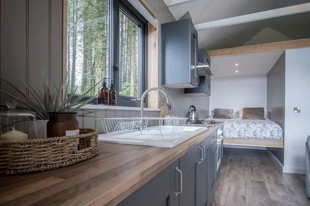 Cabin In The Woods - 1 Bed - Kilgetty - Mutfak