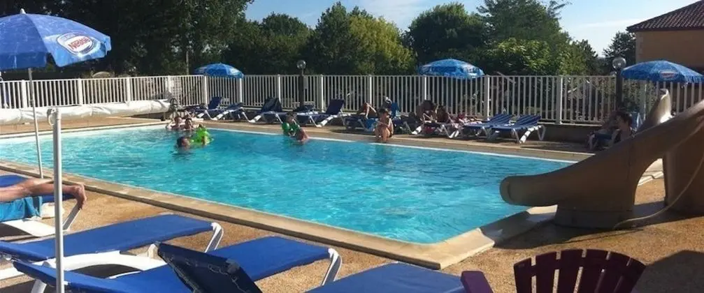 Camping Les Poutiroux - Tente Lodge - Havuz
