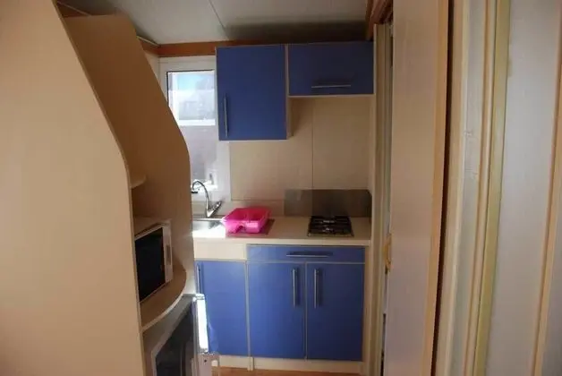 Camping Les Tilleuls - Mobilhome - Mutfak