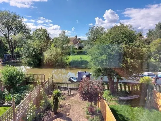 Canalside Village House in Northampton, England