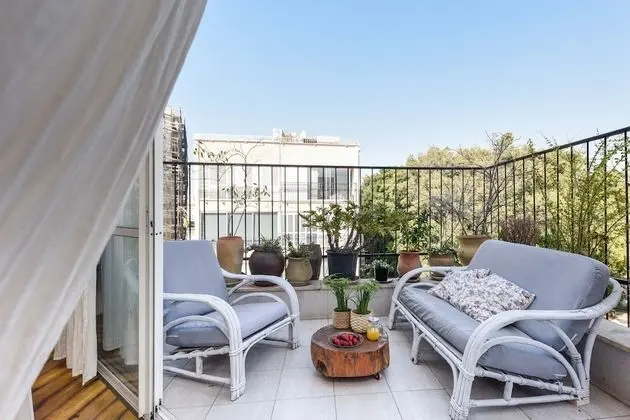 Captivating Apt Wt Balcony and Roof Top