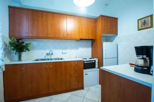 Captivating Bougainvillea Apartment in Panormos - Mutfak