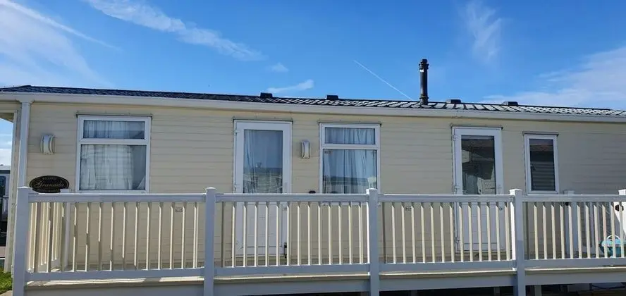 Caravan -chapel, Skegness With Decking From March