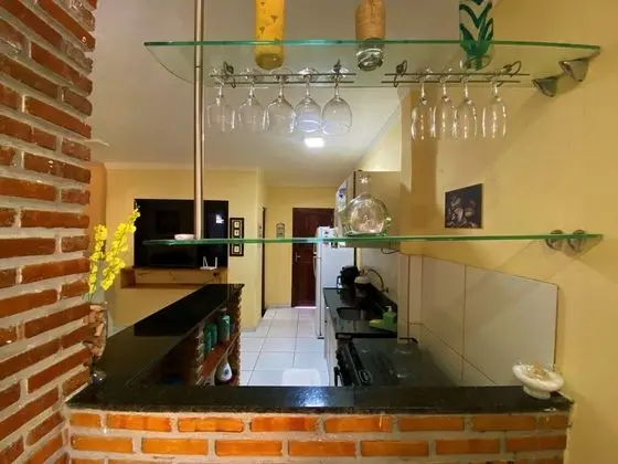 Casa Incrível na Vivenda do Iguape - Mutfak