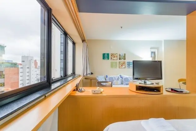 Ce1407 Flat Para até 4, Andar Alto no Jardins!