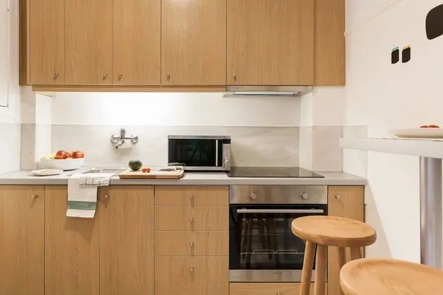 Central Apartment near Metro station - Mutfak
