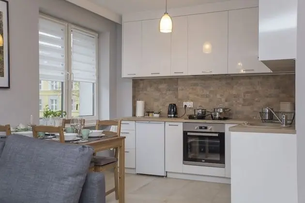 Central Rental - Apartament Aleja Bluesa - Mutfak