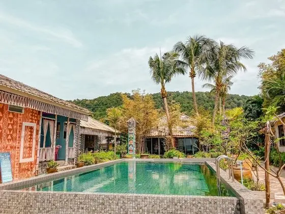Cha-Ba Lanta Resort & Bungalows - Havuz