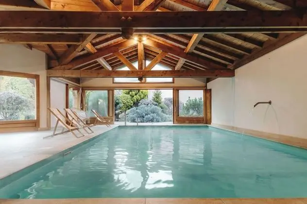 Chalet Hôtel des 2 gares - Havuz
