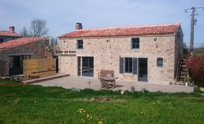 Chambre privée en campagne - Dış Mekan