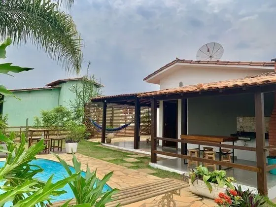 Charme e Aconchego - Casa para 10 pessoas com 3 quartos - Öne Çıkan Resim