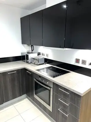 Charming 1-bed Apartment in London - Mutfak