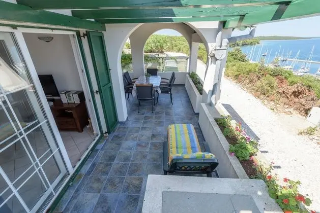 Charming Holiday House in a Quiet Area,large Covered Terrace With Great sea View - Dış Mekan