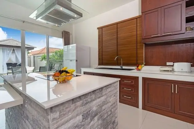 Charming Private Pool Villa - Mutfak
