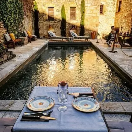 Château de Saint Geniès - Yerinde Yemek