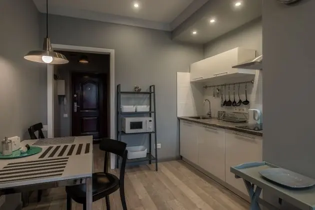 City of Rivers New Cozy Apartment - Mutfak
