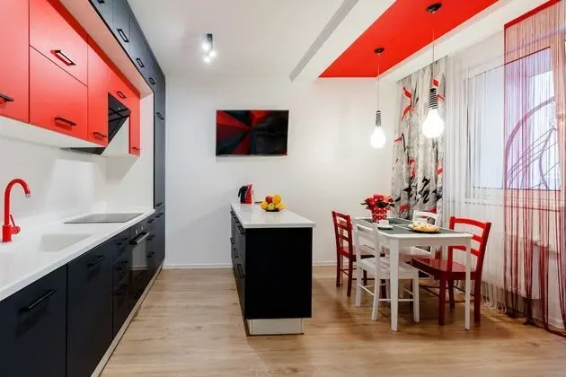 CityApartments Lukianivska - Mutfak