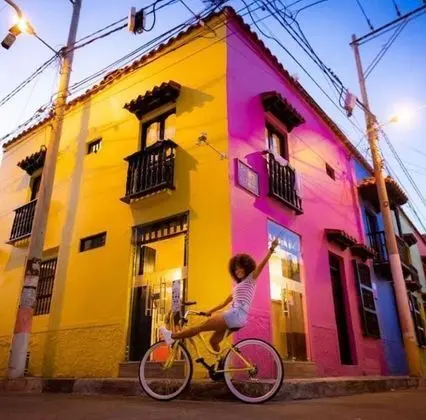Cl-1 Double Room In Getsemani De Cartagena With Air Conditioning And Wifi