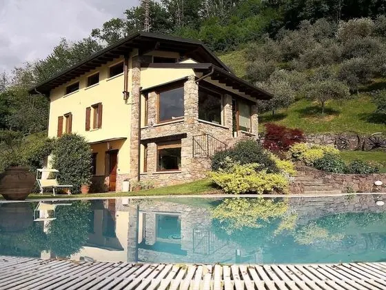 Classy Villa in Pisogne With Garden, Bbq, Pool, Sun-loungers