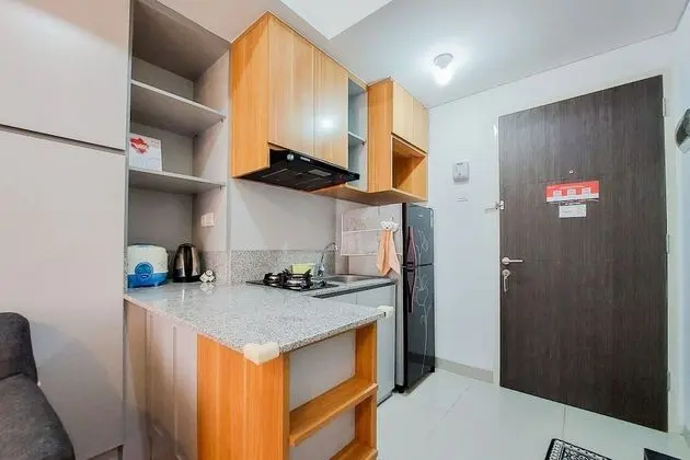 Comfort And Cozy Style 1Br At Serpong Garden Apartment - Mutfak