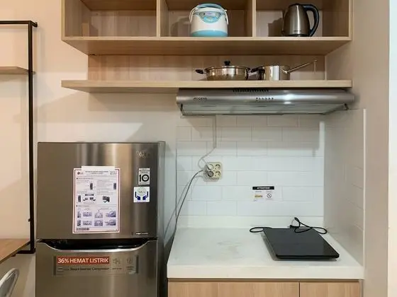 Comfort And Nice 2Br At Signature Park Grande Apartment - Mutfak