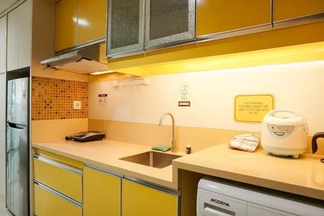 Comfort Studio Tamansari The Hive Apartment - Mutfak