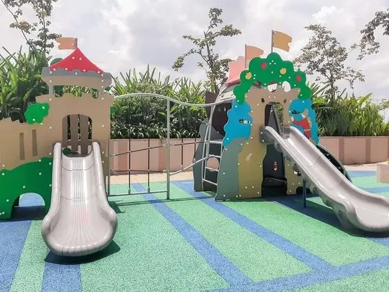 Comfortable 1BR Apartment at Marigold Nava Park - Dış Mekan