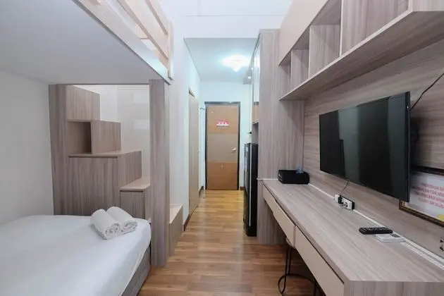 Comfortable and Cozy Stay Studio at Dave Apartment - İç Mekan
