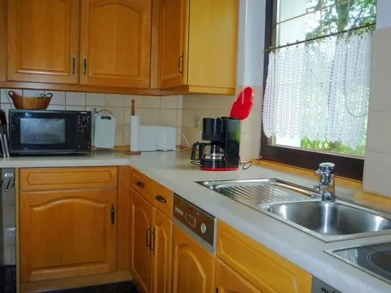 Comfortable Holiday Home in Schlettau Near Horse Riding - Mutfak
